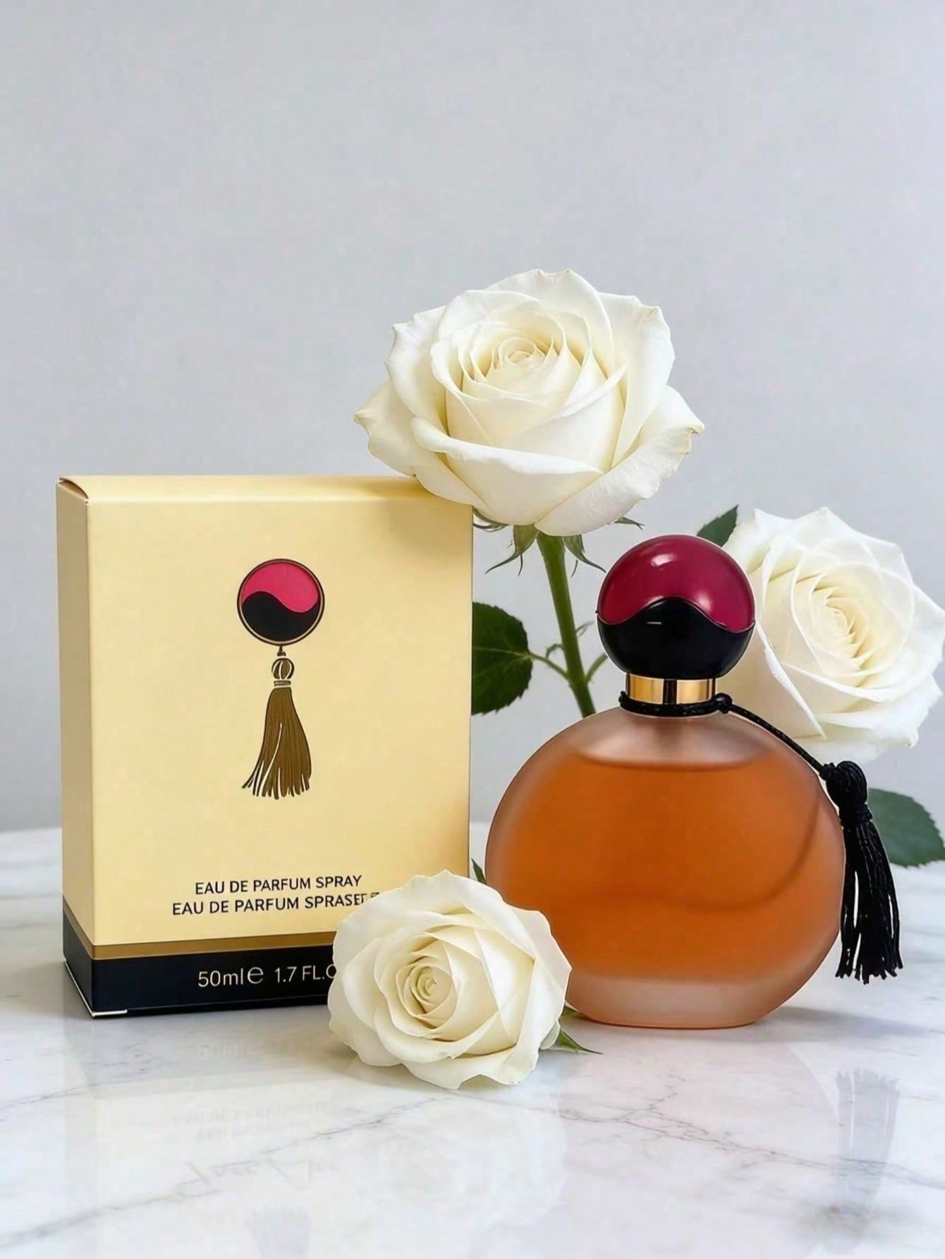 Perfume Luxury Fragrance - Profumo Vintage con Tappo Rotondo e